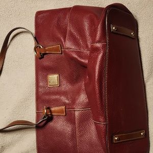 Large maroon Dooney & Burke bag
